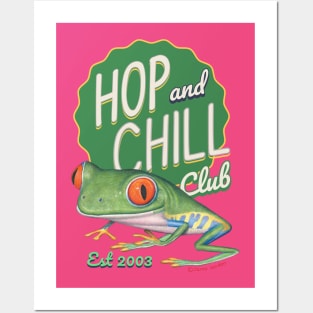 Cute Funny Red Eyed Tree Frog Gift Posters and Art